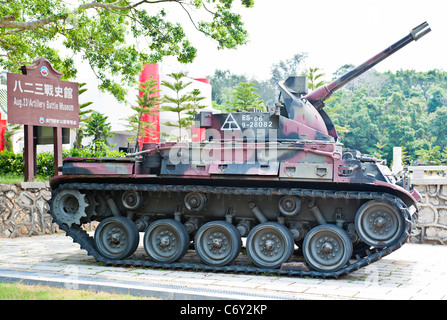 M42A1 40mm double canon automoteur, Duster 823 War Museum, parc national de Kinmen, Kinmen, Taiwan Banque D'Images