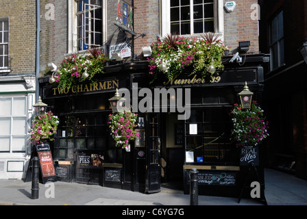 Deux présidents pub à Dartmouth Street, Westminster, Londres, Angleterre Banque D'Images