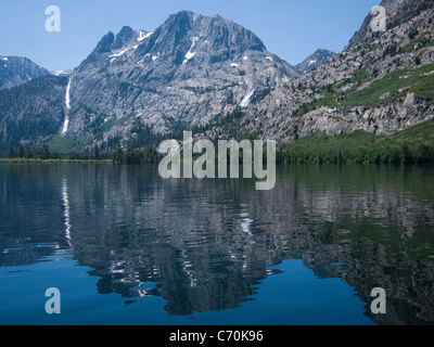 Silver Lake et Pic Carson, Californie, Boucle du lac Juin Banque D'Images