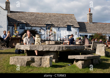 Square and Compass Pub à Worth Matravers, Dorset, Angleterre, Royaume-Uni Banque D'Images