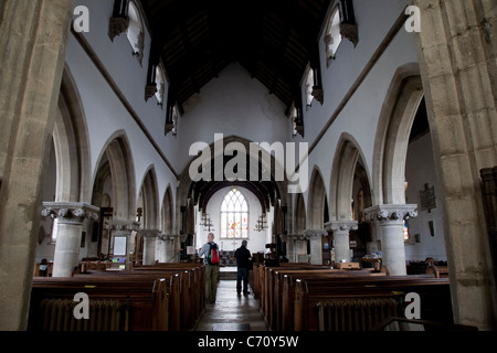 Église St Edwards, Corfe Castle, Dorset, England, UK Banque D'Images