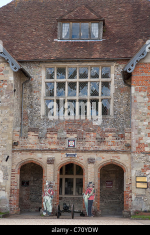 Entrée principale du musée militaire fusils à Salisbury, Angleterre, RU Banque D'Images