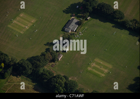 Terrains de cricket de l'air Banque D'Images