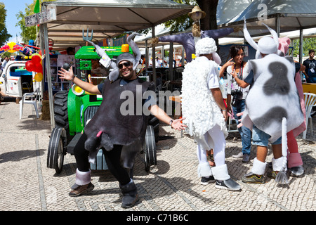 Red Bull race Soapboax Lisbonne 2011 / 2º Grande Prémio Red Bull - une corrida Mais Louca do Mundo Banque D'Images