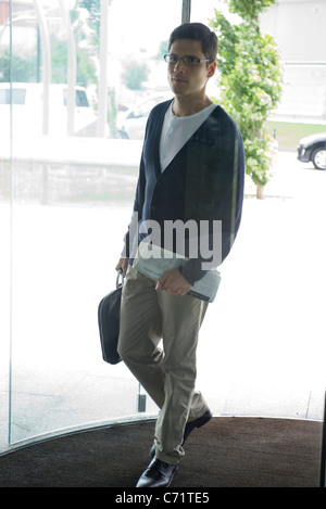 Immeuble de bureaux d'affaires entrant Banque D'Images