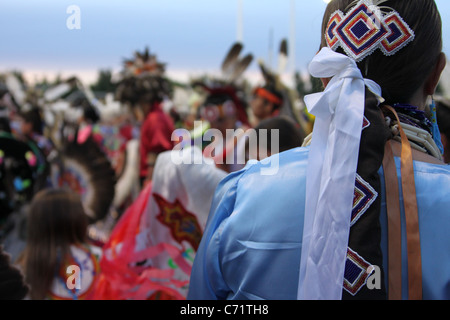 Shakopee Mdewakanton Communauté Sioux Wacipi Pow Wow, Native American Dance Festival - Banque D'Images