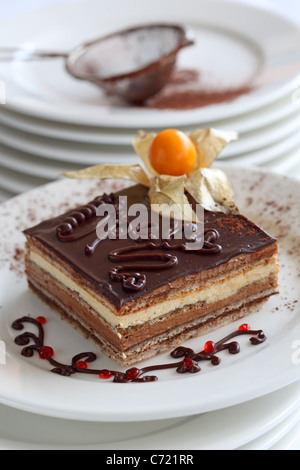 gâteau opéra Banque D'Images