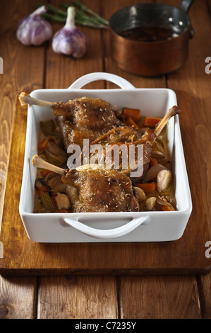 Confit de canard. Confit de canard Banque D'Images