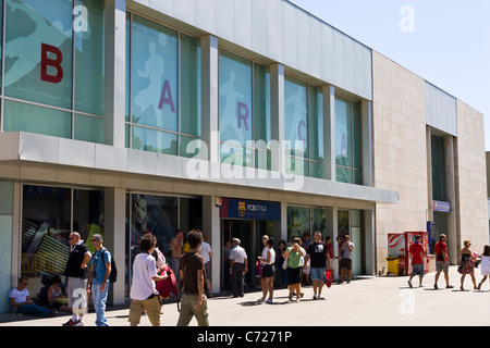 Boutique du club du FC Barcelone au Camp Nou à Barcelone Banque D'Images