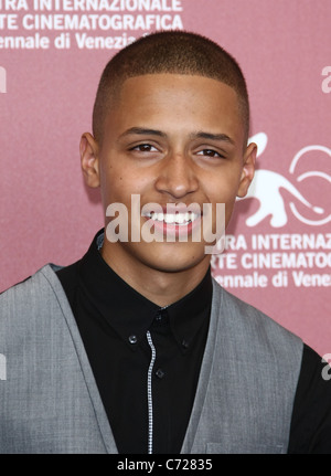 SOLOMON GLAVE HURLEVENT PHOTOCALL. 68ème FESTIVAL DU FILM DE VENISE LIDO Venise ITALIE 06 Septembre 2011 Banque D'Images