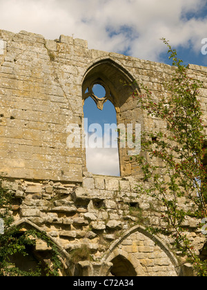 Les ruines de Jervaulx Abbaye cistercienne du xiie siècle près de Leyburn dans le Yorkshire Dales Banque D'Images