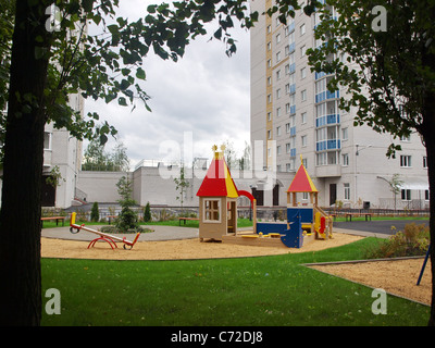 Aire de jeux pour enfants Banque D'Images