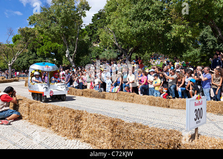 Red Bull race Soapboax Lisbonne 2011 / 2º Grande Prémio Red Bull - une corrida Mais Louca do Mundo Banque D'Images