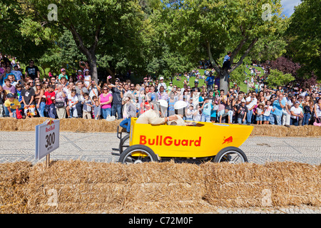 Red Bull race Soapboax Lisbonne 2011 / 2º Grande Prémio Red Bull - une corrida Mais Louca do Mundo Banque D'Images
