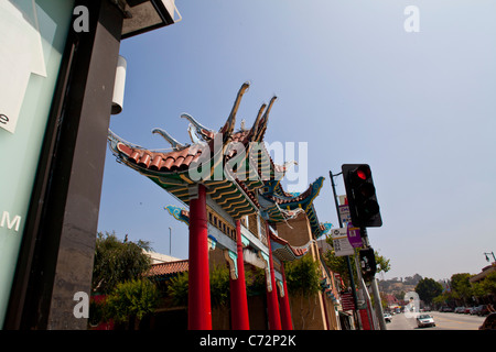 Des scènes de Chinatown à Los Angeles Banque D'Images