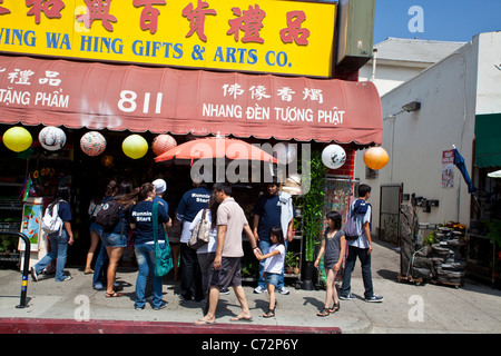 Des scènes de Chinatown à Los Angeles Banque D'Images