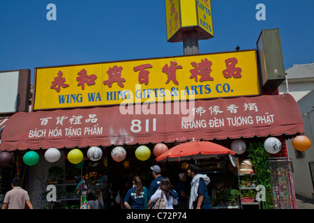 Des scènes de Chinatown à Los Angeles Banque D'Images