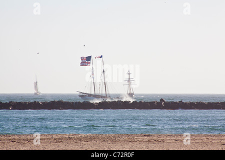 Tall Ships manifestation dans le port de Ventura en Californie Banque D'Images