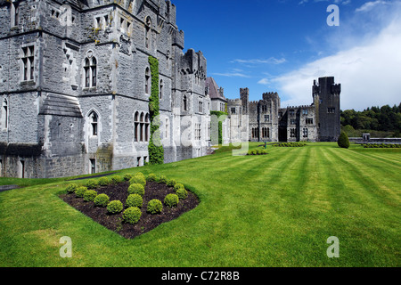 Parc à Ashford Castle, Cong, dans le comté de Galway, en République d'Irlande Banque D'Images