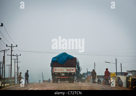 Sur la route, autour de l'awasa, Ethiopie Banque D'Images