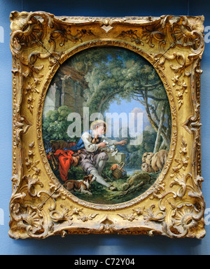 L'envoi du messager, 1765, de François Boucher Banque D'Images