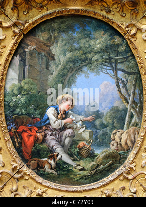 L'envoi du messager, 1765, de François Boucher Banque D'Images