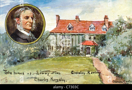 Photo Carte postale par artiste Sydney Carter de Charles Kingsley dans les maisons de la série d'Œuvres littéraires Hommes