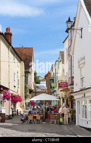 Bars et restaurants dans le centre-ville, Windsor, Berkshire, England, UK Banque D'Images