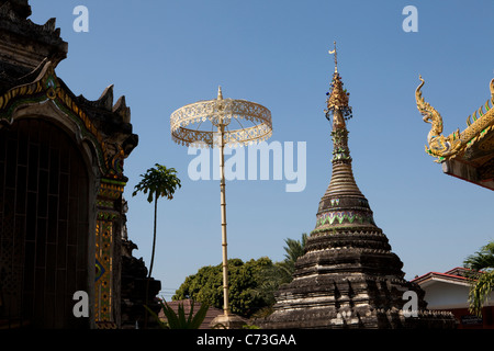 Wat Chetawan, Chiang Mai, Thaïlande Banque D'Images