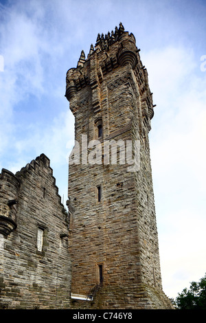 Monument national à Wallace Abbey Craig Stirling en Écosse Banque D'Images