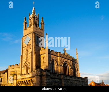 Église de Eastgate dans le centre-ville de Warwick Warwickshire Angleterre UK Banque D'Images