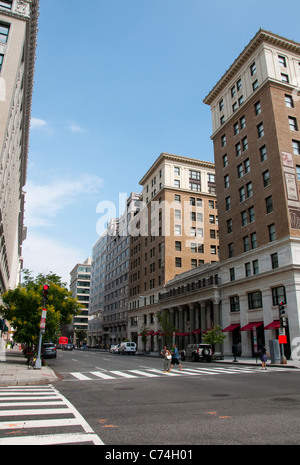 15Th Street NW, à Washington DC, États-Unis d'Amérique Banque D'Images