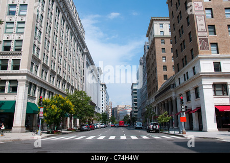 15Th Street NW, à Washington DC, États-Unis d'Amérique Banque D'Images