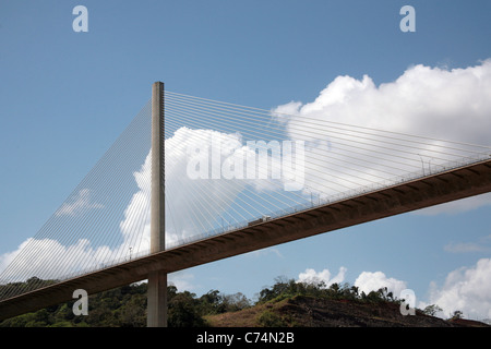 Le Pont du centenaire sur le Canal de Panama. Banque D'Images