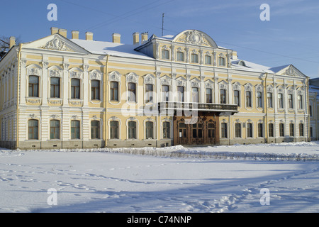 La Russie. Saint-pétersbourg. Sheremetev Palace. L'hiver. Banque D'Images