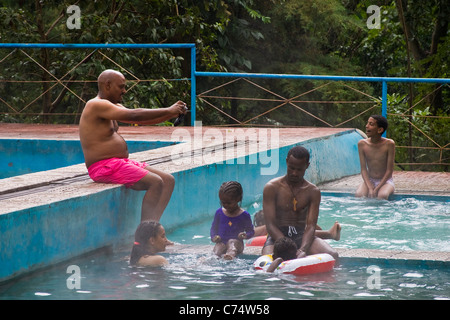 Wendo Genet hot springs, en Ethiopie Banque D'Images