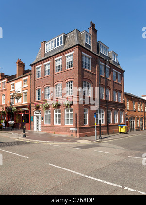 L'angle entre l'eau et Ludgate Hill Street dans le quartier des bijoutiers, Birmingham, Angleterre, RU Banque D'Images