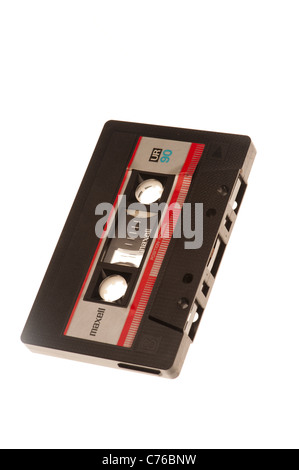 Vieux C90 cassettes audio Banque D'Images