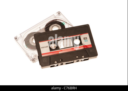 Vieux C90 Maxell cassette audio Banque D'Images