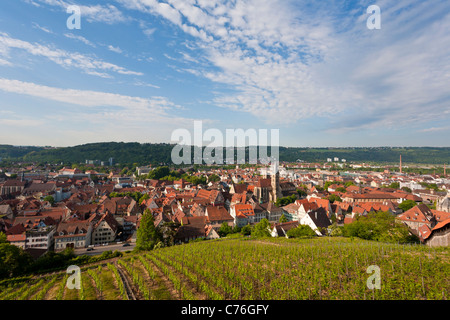 Paysage urbain d'Esslingen, BADEN-Württemberg, Allemagne Banque D'Images