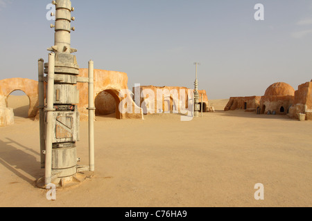 Le décor pour le film Star Wars en Tunisie Banque D'Images