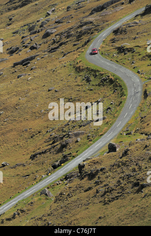 La Healy Pass Road sur la péninsule de Beara, Co Cork en République d'Irlande. Banque D'Images