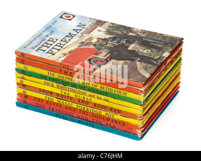 Collection de vintage des années 60, 'Ladybird' facile à lire des livres pour enfants Banque D'Images