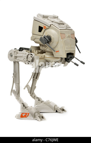 Star Wars AT-ST Walker (All Terrain Scout Transport) par Kenner (1983) Banque D'Images