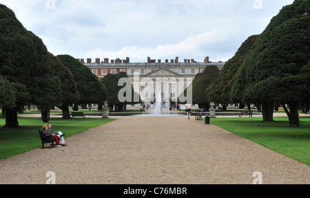 Hampton Court Palace Grande Fontaine Jardin Banque D'Images