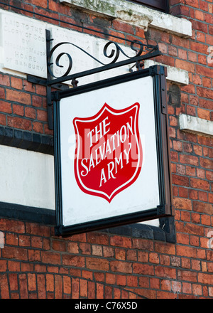 Signe de l'Armée du salut. Banbury, Oxfordshire, UK Banque D'Images