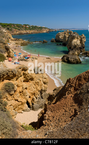 Le Portugal, l'Algarve, Praia dos, Arrifes près de Albufeira Banque D'Images