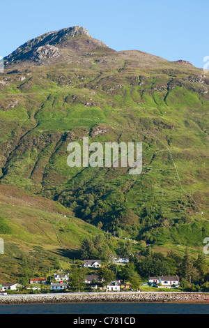 L'Écosse, Highlands, Loch Duich, Invershiel Banque D'Images