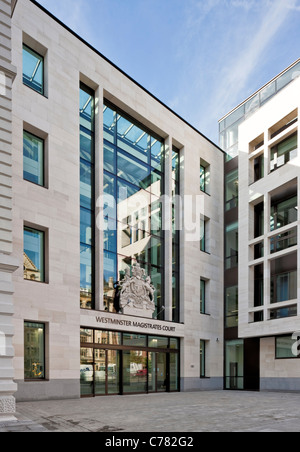 Westminster Magistrates Court, Marylebone, Londres. Banque D'Images