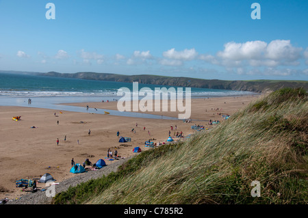 Newgale Plage à Pembrokeshire, Pays de Galles UK Banque D'Images